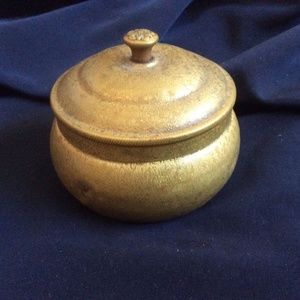 Antique VTG Pozzoni's Complexion Powder Brass Tin Box trinket 1895-1912